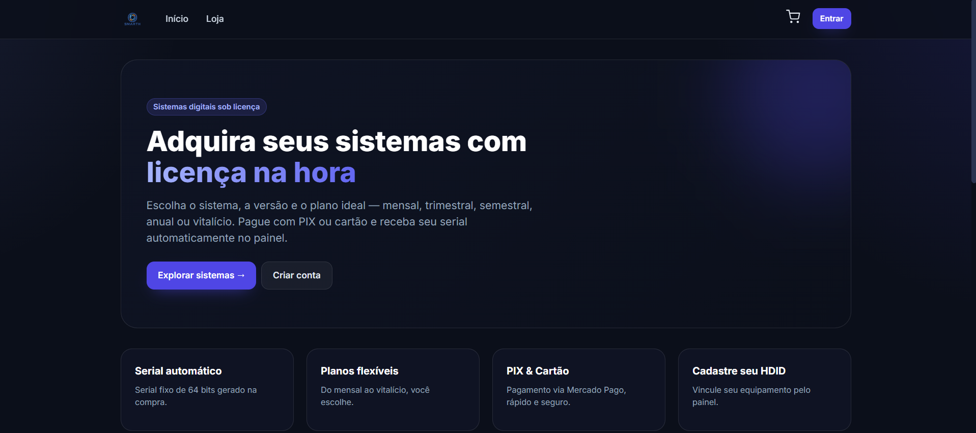 Ecomerce de Produtos Digitais